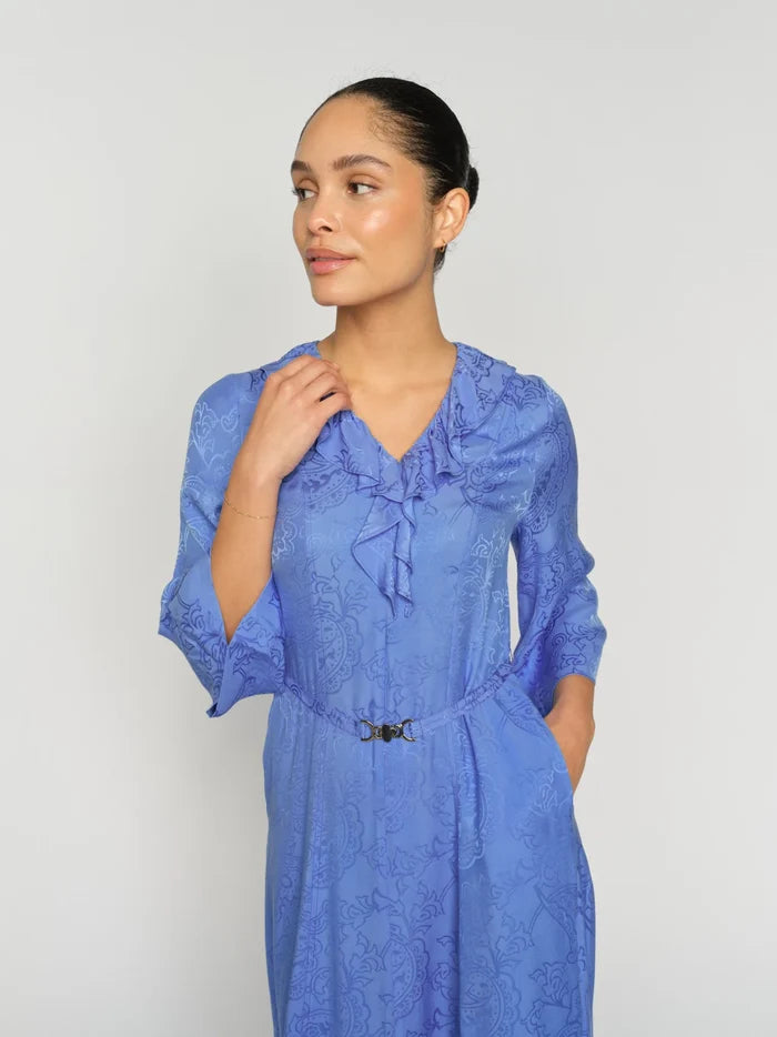 Mos Mosh Lano Paisleya Dress - Ultramarine