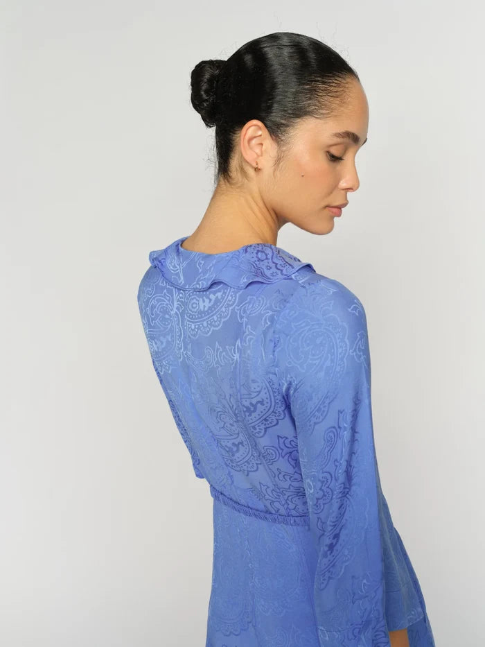 Mos Mosh Lano Paisleya Dress - Ultramarine