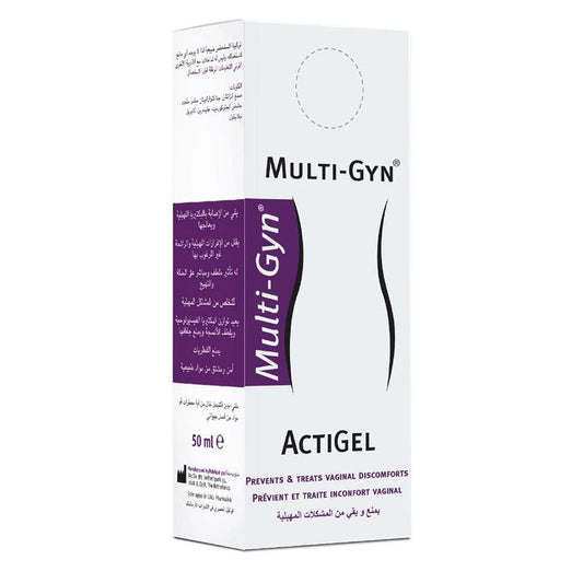 Multi-Gyn Actigel with Applicator for Preventing & Treating Vaginal Discomforts, 50ml - Makkah Pharmacy