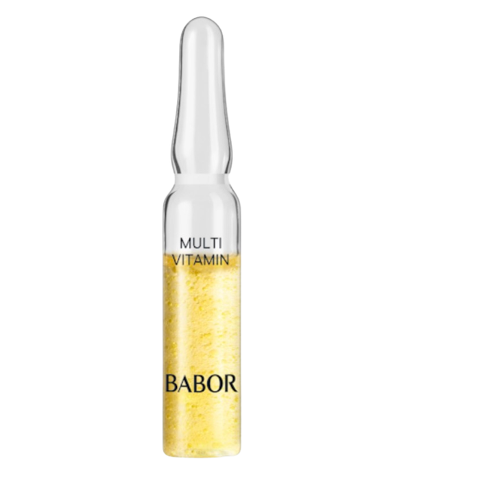 BABOR Multi Vitamin Ampulle – revitalisierendes Gesichtsserum für mehr Ausstrahlung, Energie und gepflegte Haut