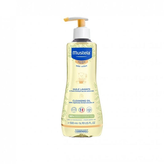 Mustela Baby Dry Skin Huile Lavante Cleansing Oil 500ml
