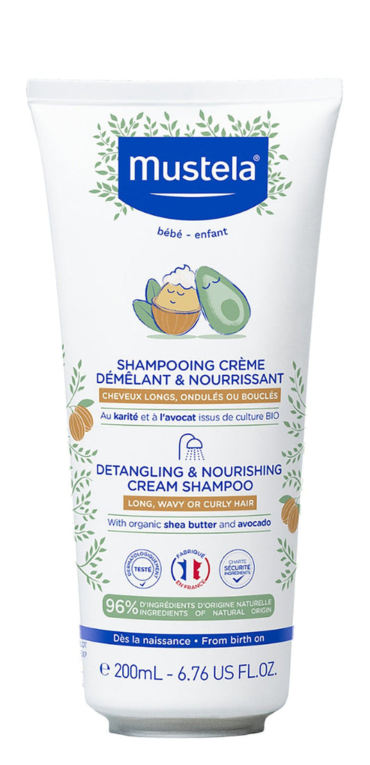 Mustela Detangling Infant Cream Shampoo, 200ml - Makkah Pharmacy