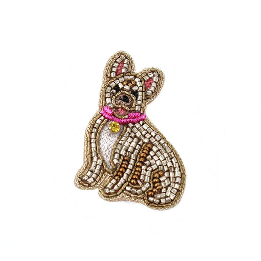 My Doris French Bulldog Brooch - Precious Sparkle