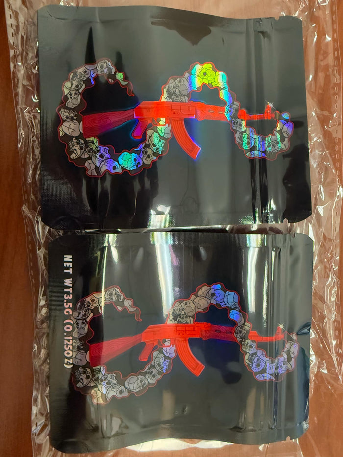 MYLAR BAG 3.5G DESIGN BAGGIES | 50 CT