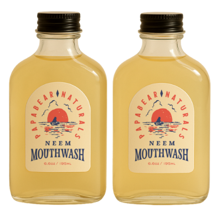 Neem Mouthwash - 6.6 oz (2 Pack)