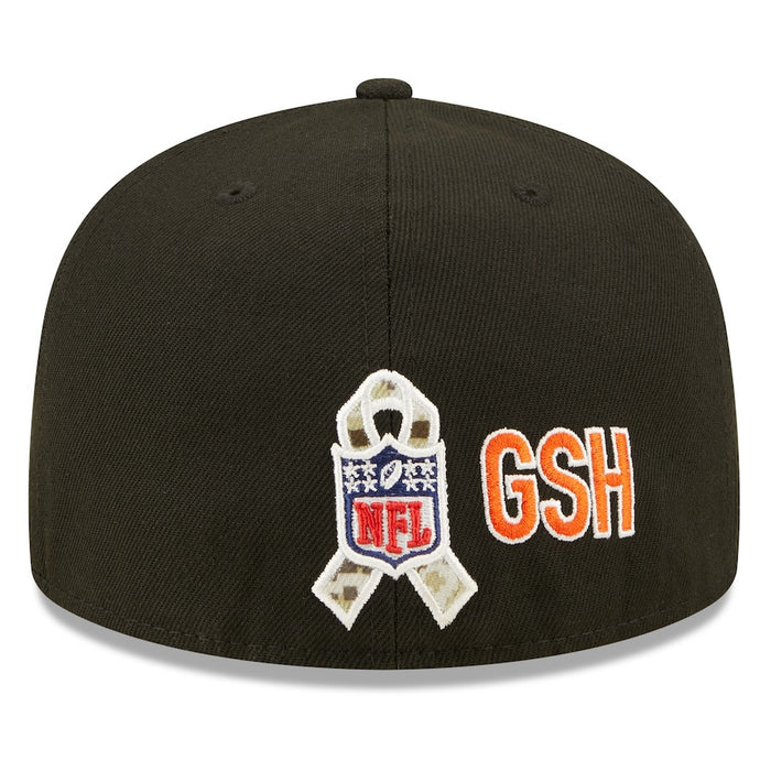 New Era Black Chicago Bears 2022 Salute To Service 59FIFTY