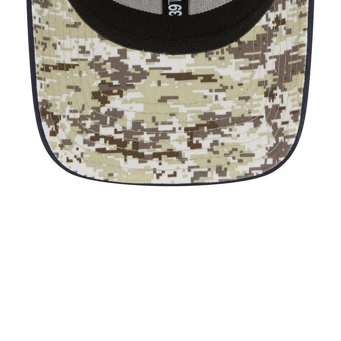 New Era Black/Navy Chicago Bears 2022 Salute To Service 39THIRTY Flex Hat-2