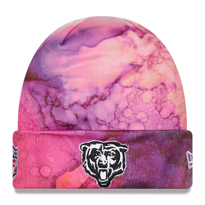 New Era Pink Chicago Bears 2022 NFL Crucial Catch Knit Hat