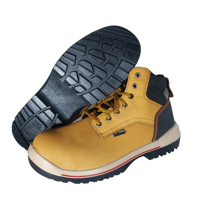 NEXA 07 S1 Safety Shoes – Nubuck Leather, Dual Density PU Sole, Steel Toe, SRC Slip Resistant