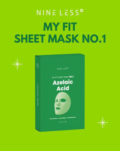 Nine Less Azelaic Acid My Fit Sheet Mask No.1 5