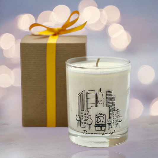 No. 84 Candle - Philadelphia Skyline Glass