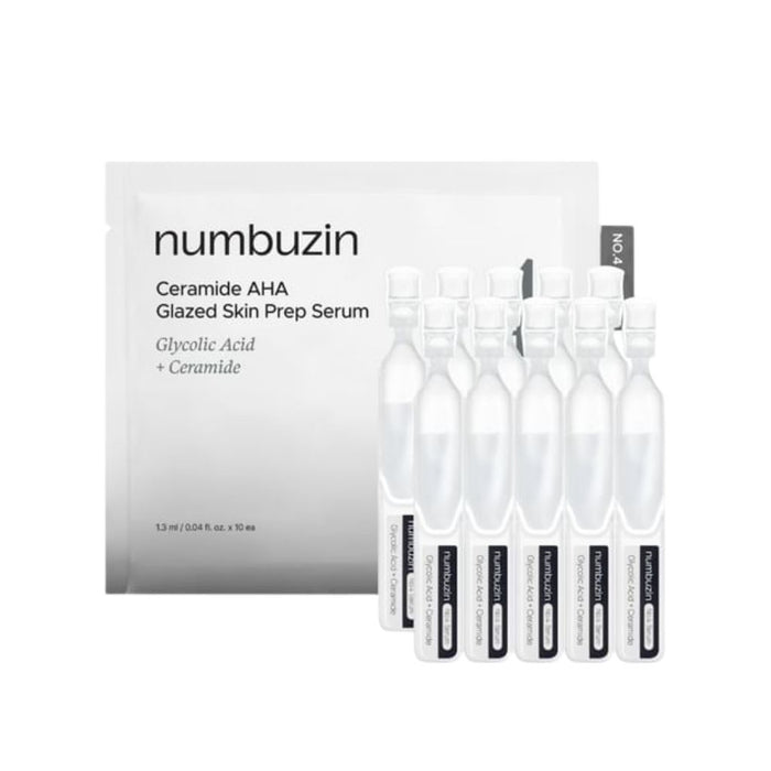NUMBUZIN No.4 Ceramide AHA Glazed Skin Prep Serum (1.3ml x 10ea) Nudie Glow Australia