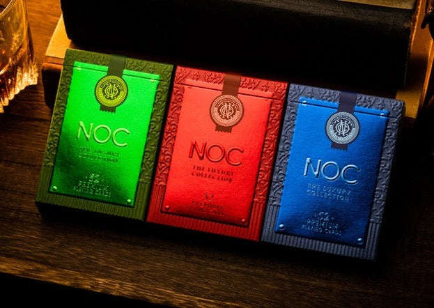 PlayingCardDecks.com-NOC Luxury Playing Cards 3 Deck Set Cartamundi