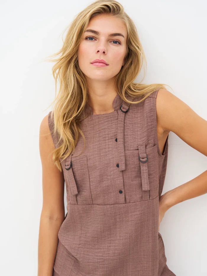 Nu Denmark Eila Top - Rose Melange