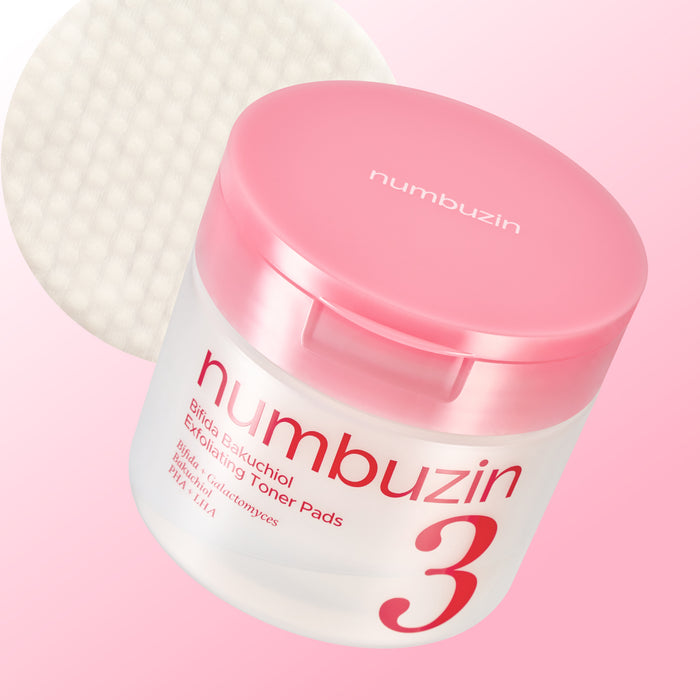 Numbuzin Bifida Bakuchiol Exfoliating Toner Pads 70