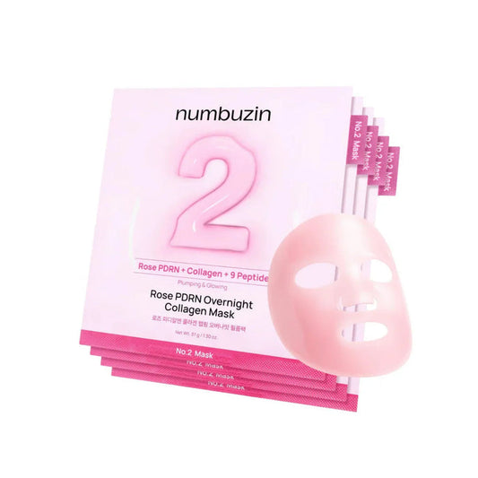 NumbuzinNumbuzin No.2 Rose PDRN Overnight Collagen Mask 4PcsMood Arabia