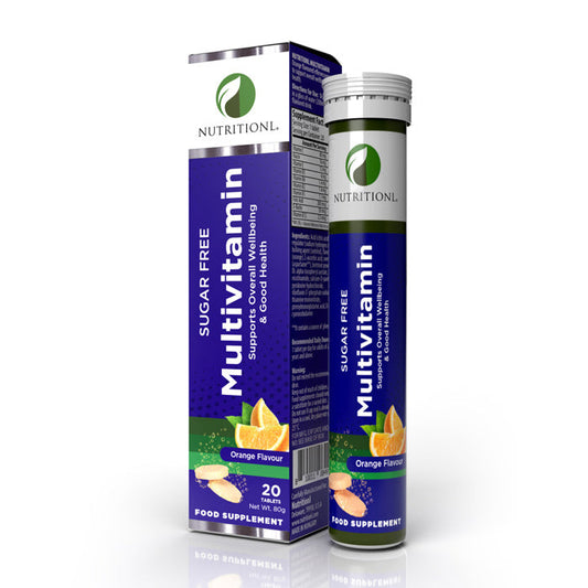 Nutritionl Multivitamin Orange Flavor Effervescent Tablet 20’s Nutritionl