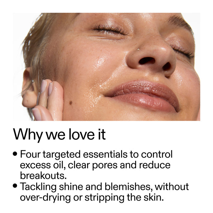 Why we love the oily blemish prone skin routine