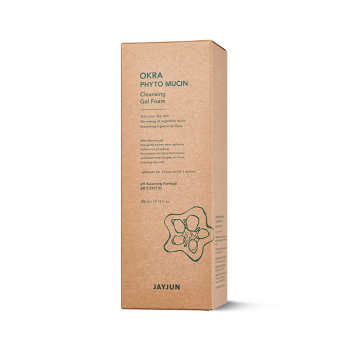 Okra Phyto Mucin Cleansing Gel Foam - Korean-Skincare