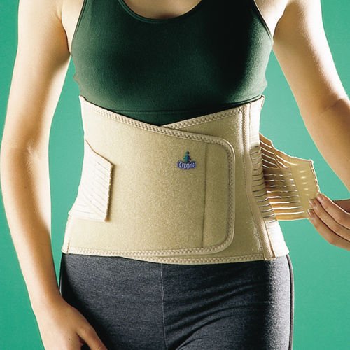 Oppo 2261 Back Sacro Lumbar Support 6" Double Pull Brace Neoprene Strap - Medium