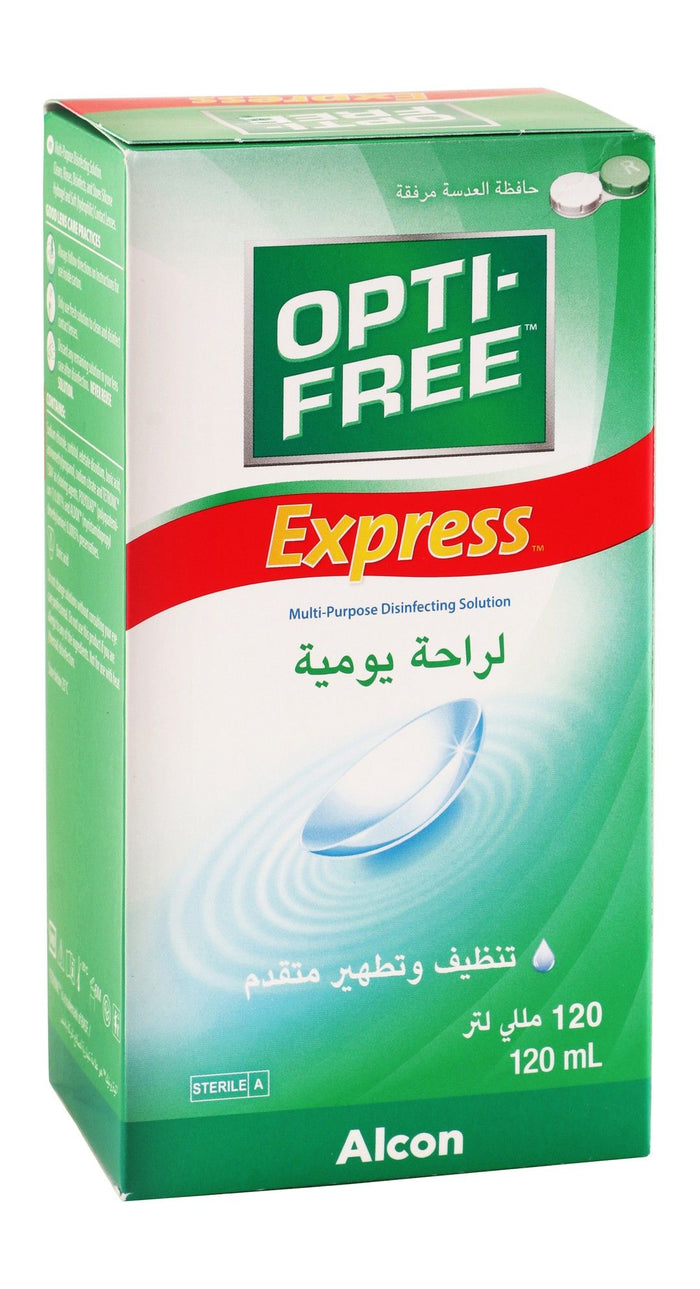 Opti-Free Express Multi-Purpose Solution 120ml - Makkah Pharmacy
