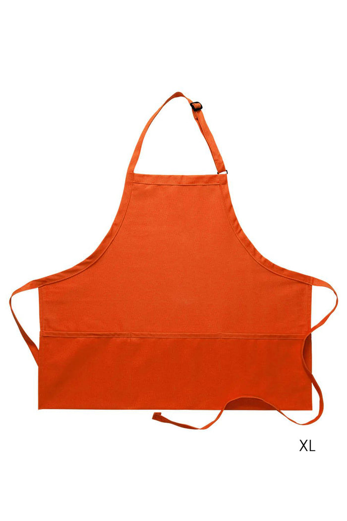 DayStar Orange Deluxe Bib XL Adjustable Apron (3 Pockets)