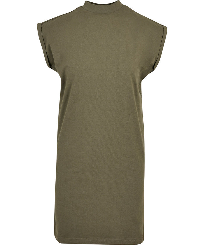 Organic Extended Shoulder T-shirt Dress — Womens