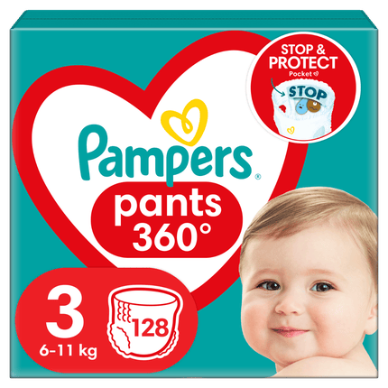 Pampers Pants Mega Size 4 - 2 Packs Of 66 Diapers