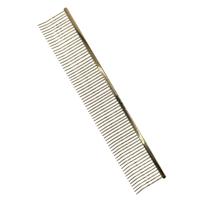 Pawfection Professional Bent Tip Titanium Comb 7.5"