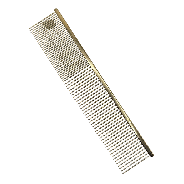 Pawfection Professional Medium/Fine Titanium Comb 7.5"