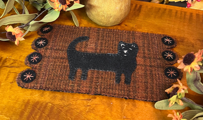 PB-409 Wool Kitty Penny Mat