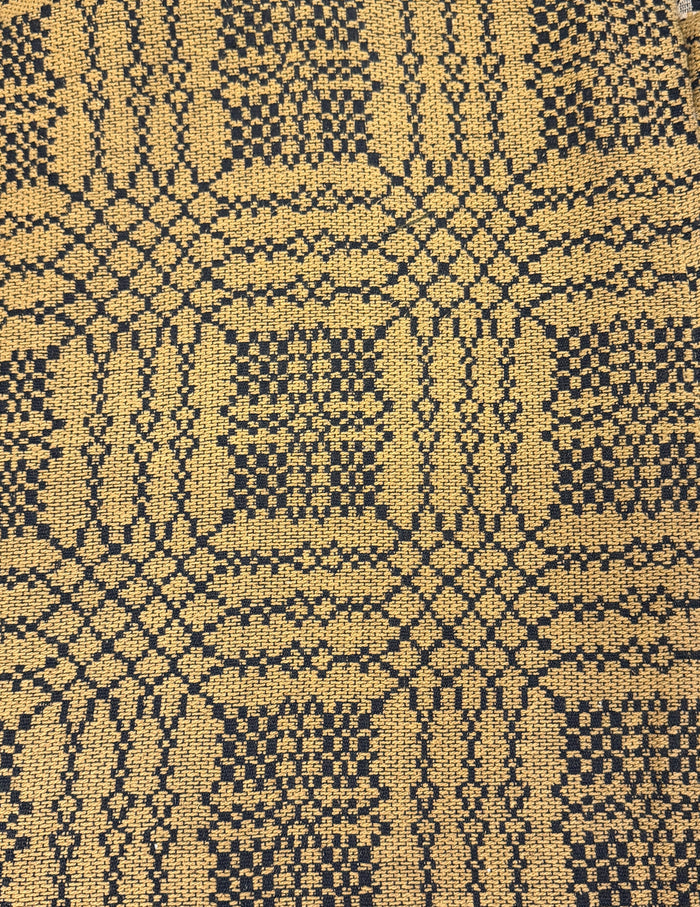 PC-TH-NT-BM Nantucket Throw - Black & Mustard