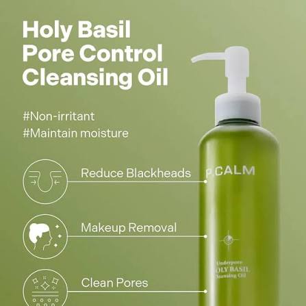 P.Calm Underpore Holy Basil Cleansing Oil 190ml