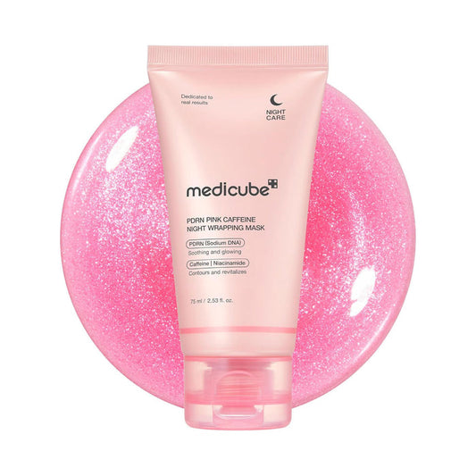 Medicube PDRN Pink Caffeine Night Wrapping Mask Nudie Glow Australia