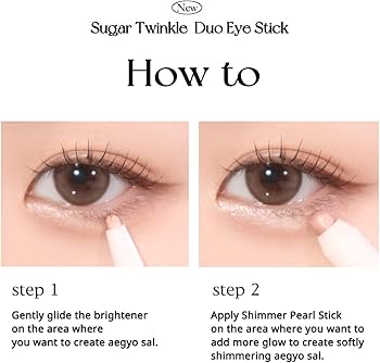 Peripera Sugar Twinkle Duo Eye Stick 01 Dewy Nude