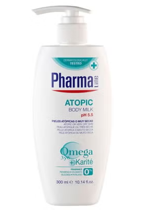 PharmaLine Atopic Body Milk 300 mL Pharmaline