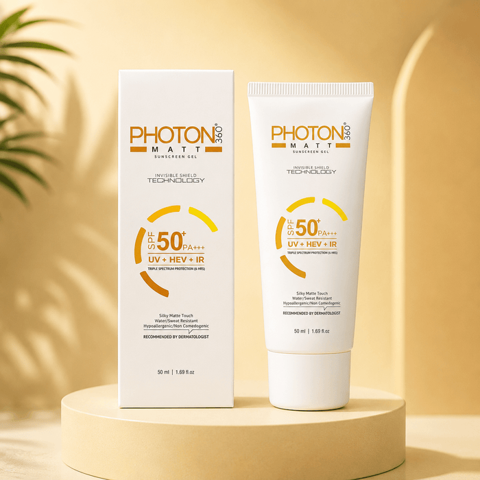 Photon 360 Matt Sunscreen Gel SPF 50+ PA+++ - Cosmosentials