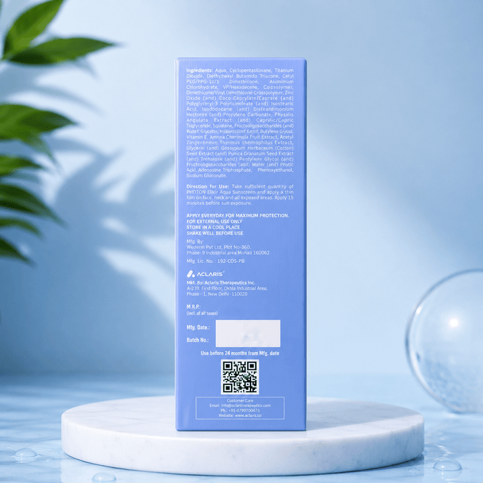 Photon Elixir Aqua Sunscreen Gel SPF 50+ PA++++ - Cosmosentials