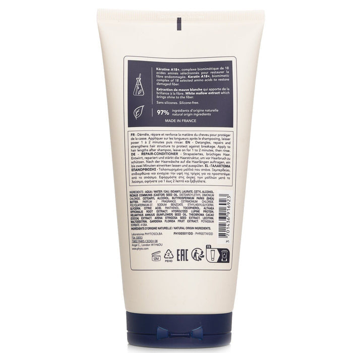 Phyto Paris Repairing Conditioner with Keratine A18 Plus Complex for Damaged & Brittle Hair, 175ml - Makkah Pharmacy