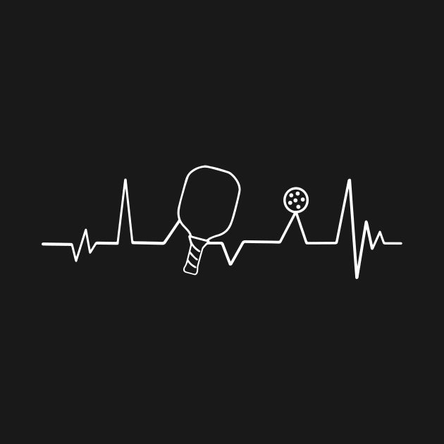 Pickleball Player Lover Ecg/Ekg T-Shirt