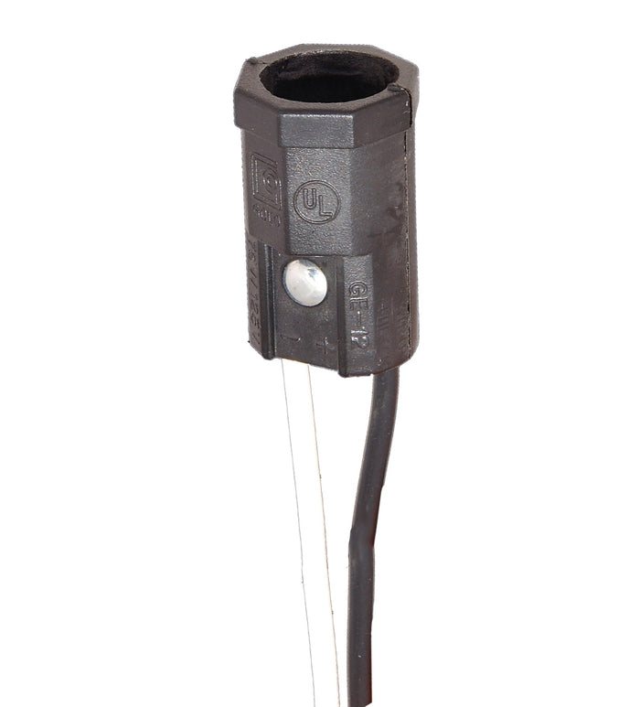 "Pigtail" Candelabra Socket With 6" Leads (48800)