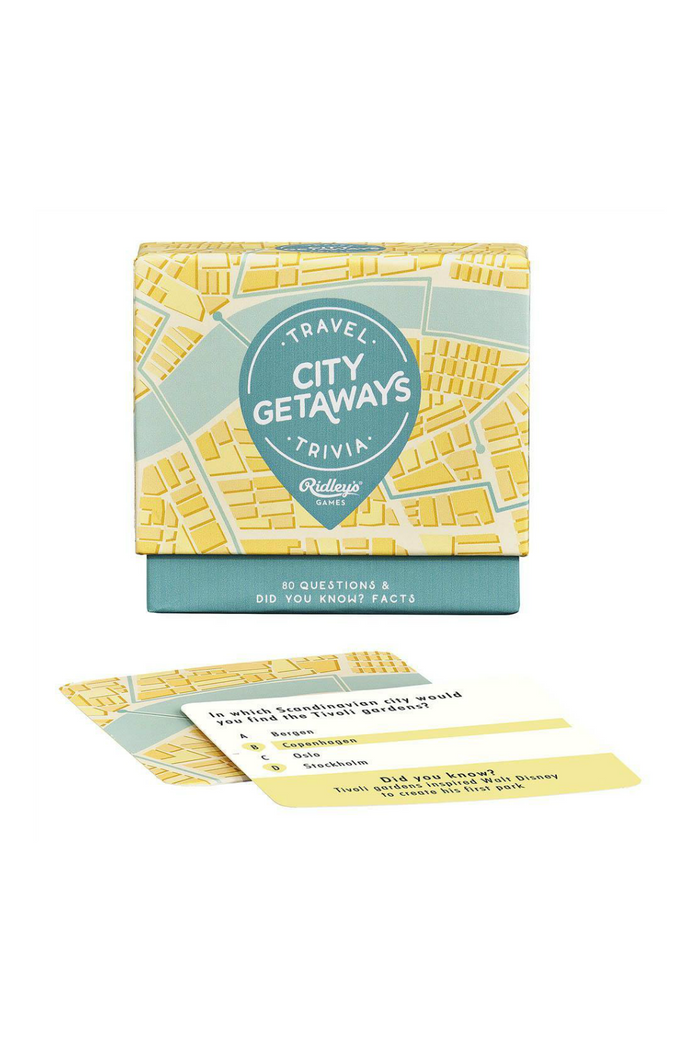 Wild & Wolf Ridley's Games Travel Trivia City Getaways