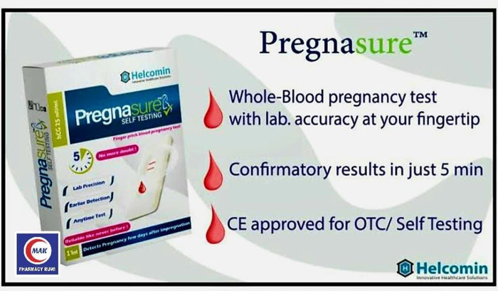 Pregnasure HCG Pregnancy Test, 1 Piece - Makkah Pharmacy