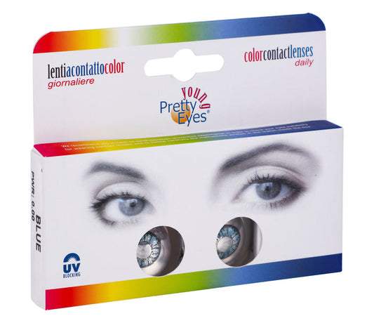 Pretty Daily Contact Lens - Blue - Makkah Pharmacy