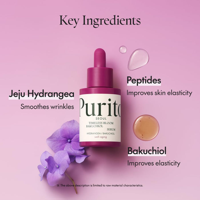 Purito Seoul Timeless Bloom Bakuchiol Serum 30ml