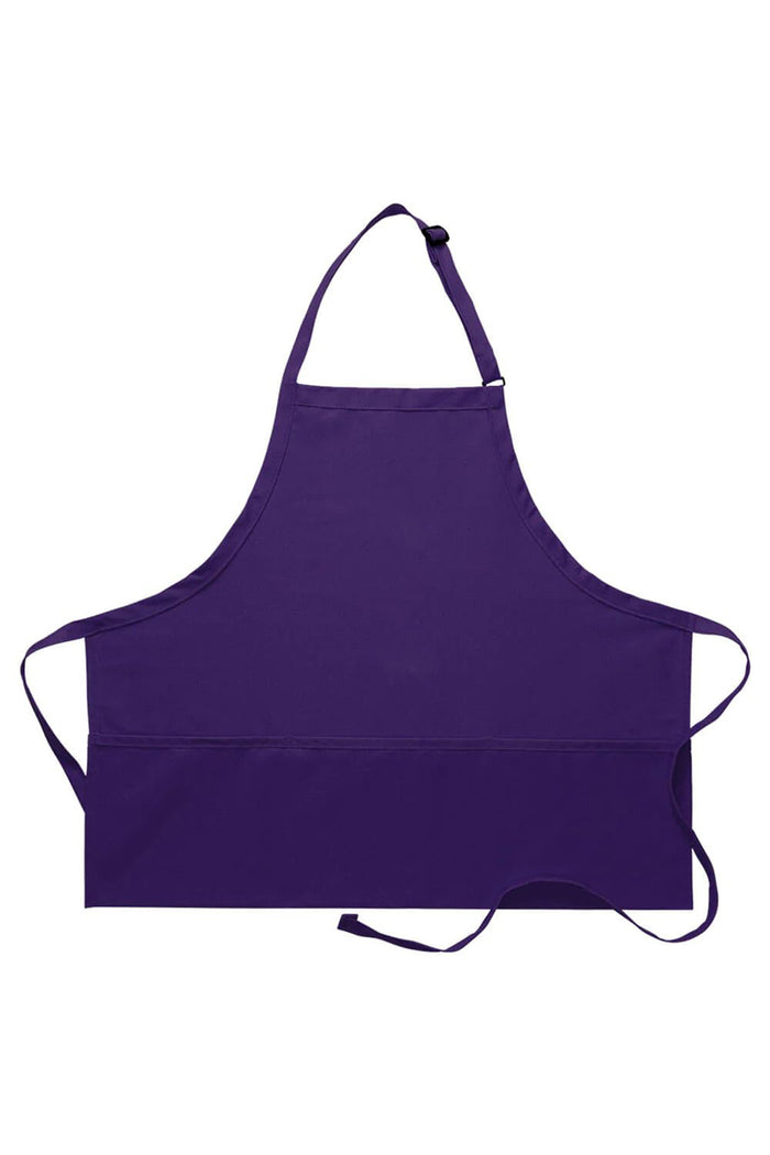 DayStar Purple Deluxe Bib Adjustable Apron (3 Pockets)