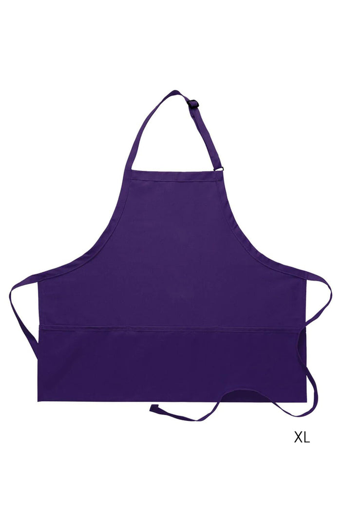 DayStar Purple Deluxe Bib XL Adjustable Apron (3 Pockets)