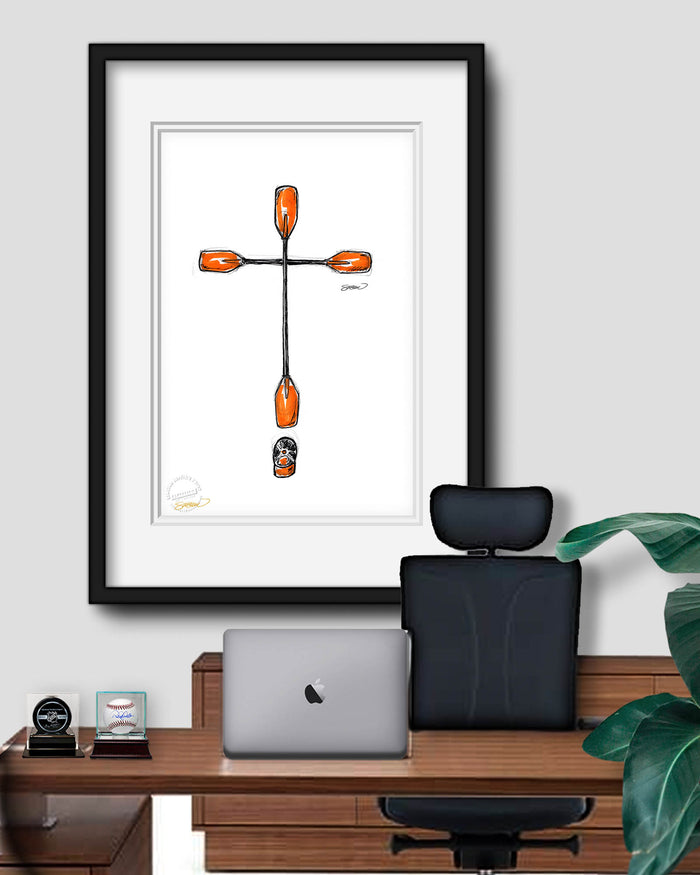 Remembering Willie McCovey Tribute Sketch Print
