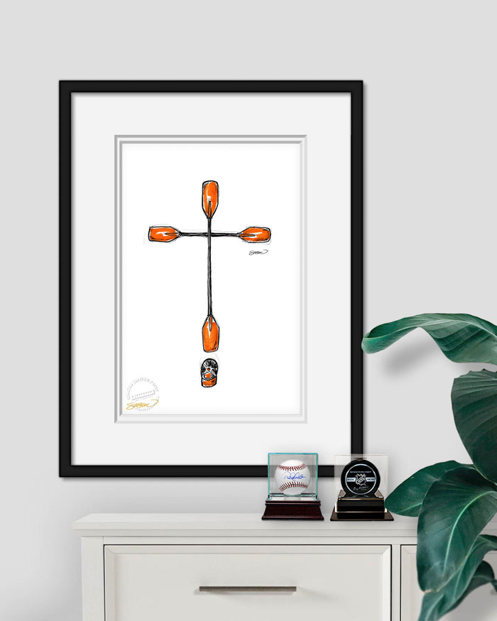 Remembering Willie McCovey Tribute Sketch Print