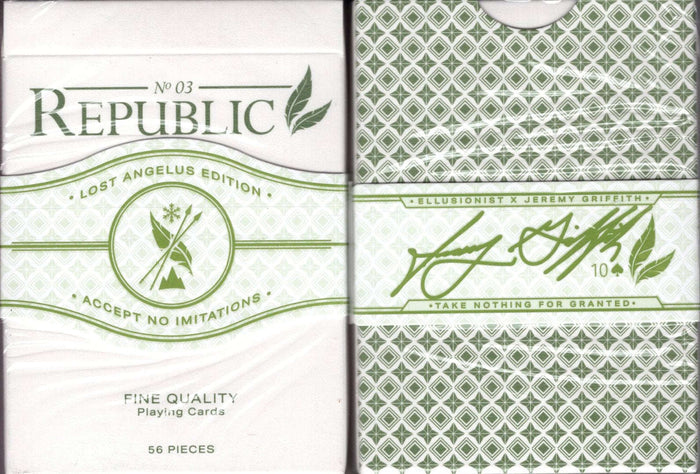 PlayingCardDecks.com-Republic No.3 Lost Angelus Playing Cards Cartamundi
